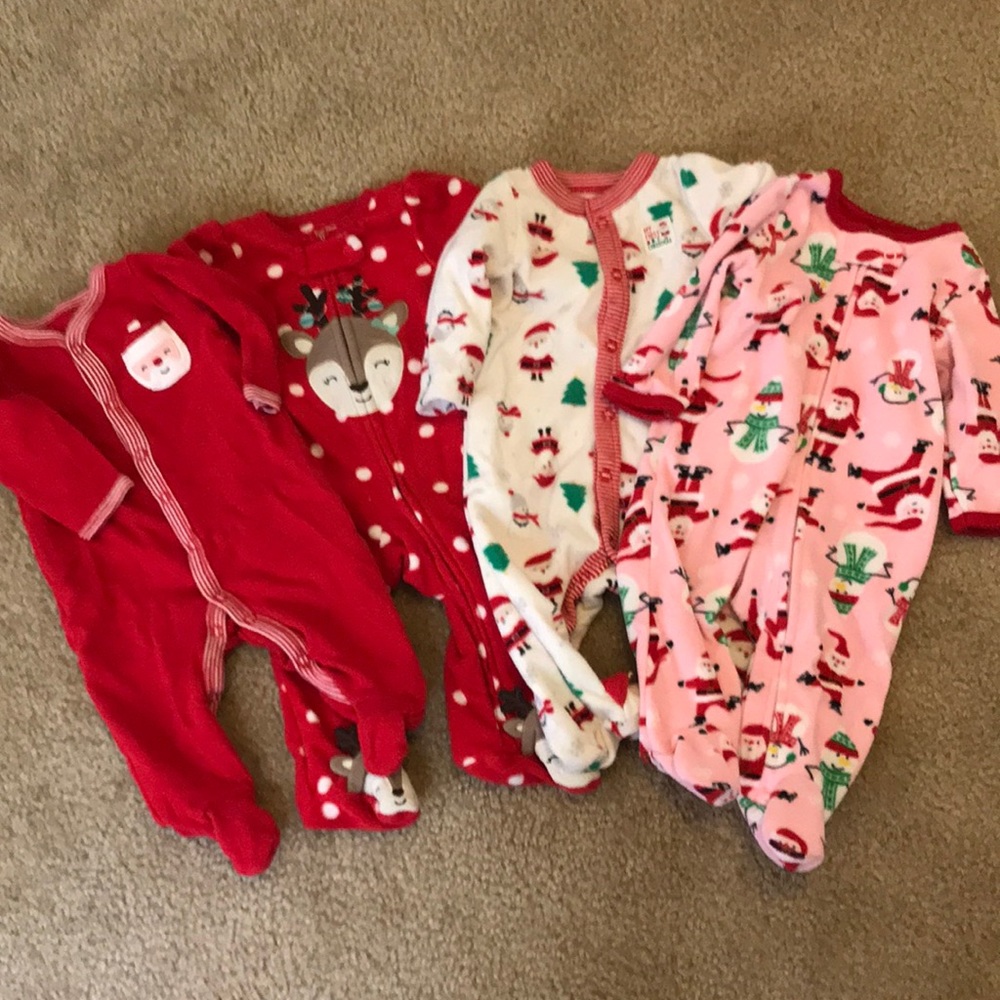 Carters Christmas Sleeper Set